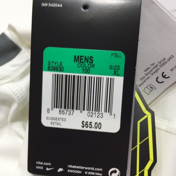 Nike Pro Hyperstrong Padded‎ Compression Shirt - Picture 5 of 5